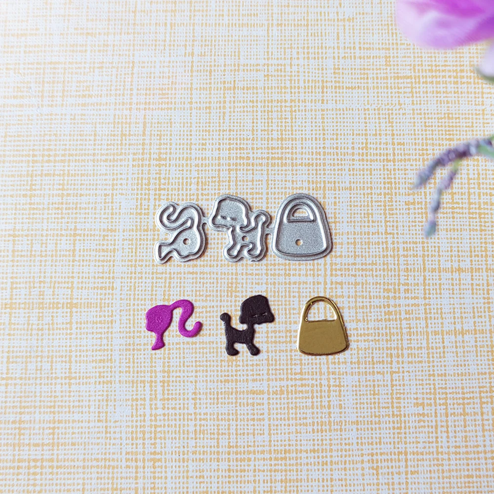 

New Mini Pet Tie Decoration cutting dies scrapbook decoration embossed photo album decoration card making DIY crafts