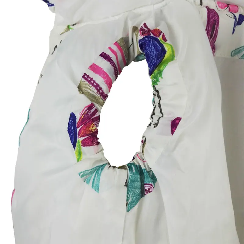 Autumn Winter Children Clothes New Girls Outerwear&Coats Animal Graffiti Hooded Girls Vest Jackets Baby Girl Warm Waistcoat