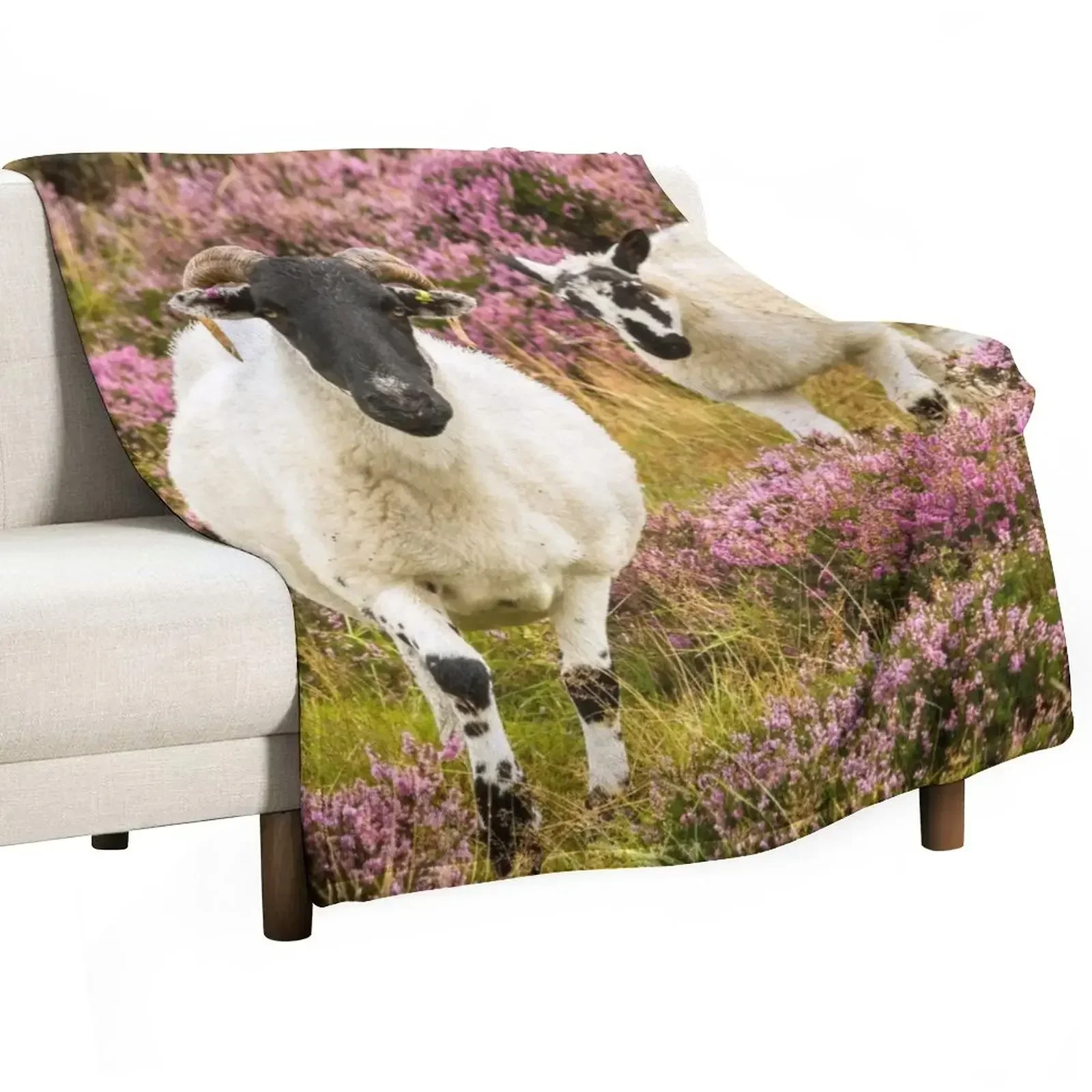 

Ewe and Lamb Throw Blanket Decorative Throw Polar Blankets