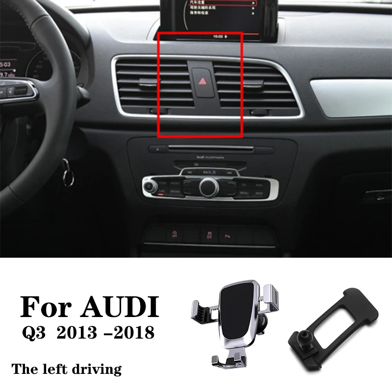 Car Phone Holder For Audi Q3 2013 2014 2015 2016 2017 2018 GPS Stand