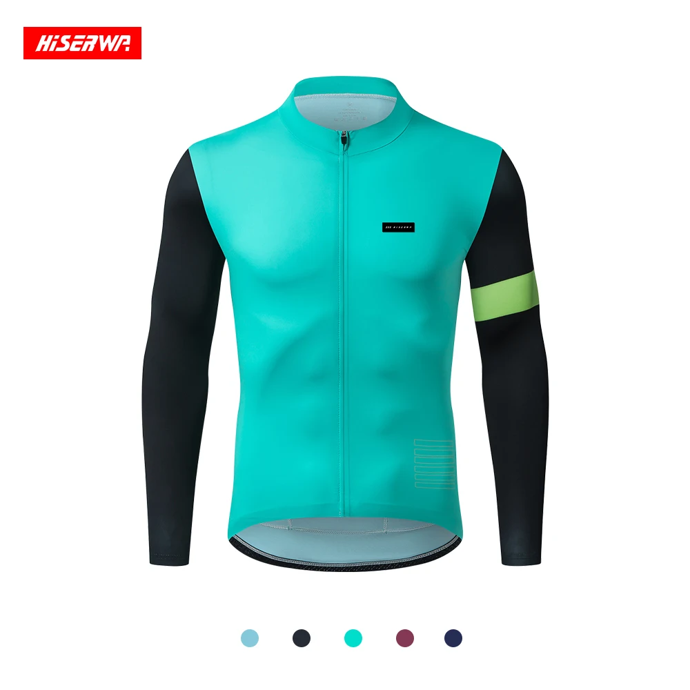 2023 New Men Cycling Jersey Mens Long Sleeve Bike Jersey Autumn