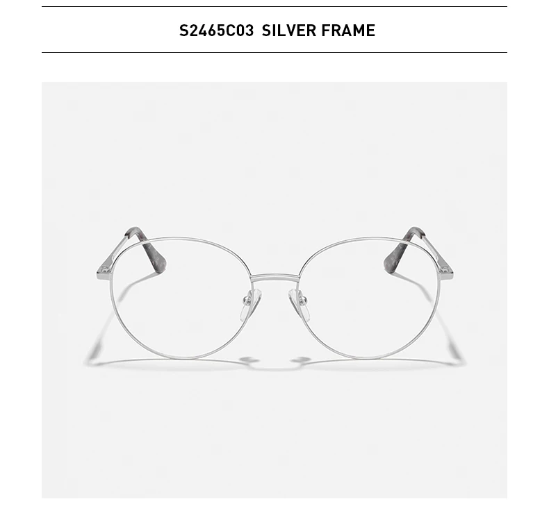 MERRYS DESIGN Retro Frauen Runde Brille Rahmen Männer Ultraleicht Brillen Vintage Brillen Optische Rahmen S2465 – Detail 13