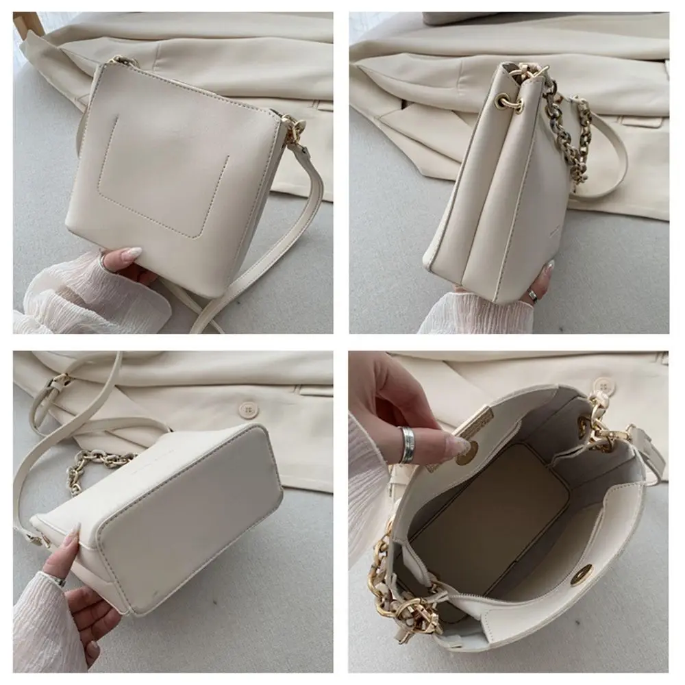 TENDYCOCO 1pc Crossbody Sling Bag Women's Bag Sling Bag Messenger Bag Women  Bag Lady Bag Bucket Bag Shoulder Bags Lady Bags White Summer Clutch Bag