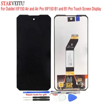 Original LCD for Oukitel IIIF150 Air and Air Pro IIIF150 B1 and B1 Pro Touch Screen Display 6.5" Mobile Phone Accessories