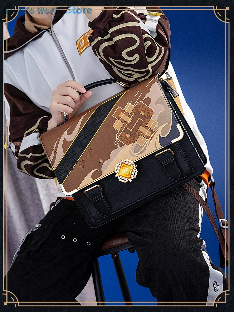 Zhongli Bag Genshin Impact Doujin Zhongli Satchel Bag