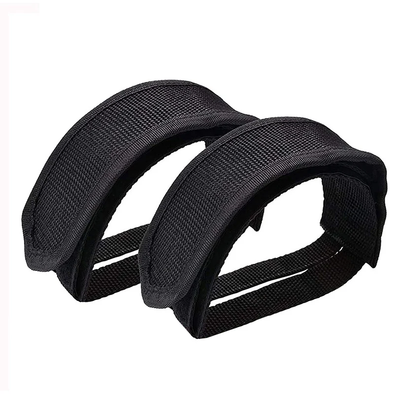 

Black 1 Pair Bike Cycling Soft Fixed Gear Pedal Band Feet Set Pedal Straps Bicycle Foot Straps Children Kids Cycling Riding