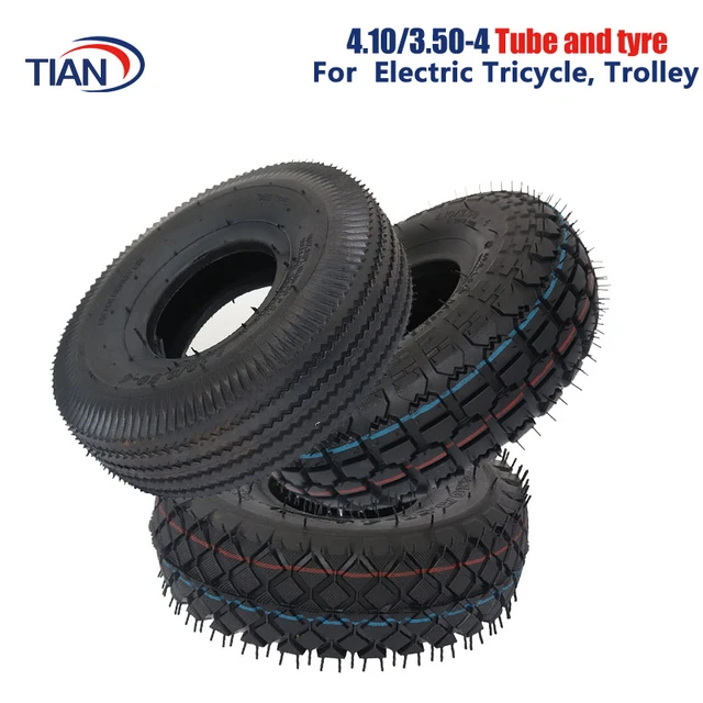 Tires 4.10/3.50-4 road for thermal scooter, Wheels and Tires, Parts Thermal  Scooter, Description 