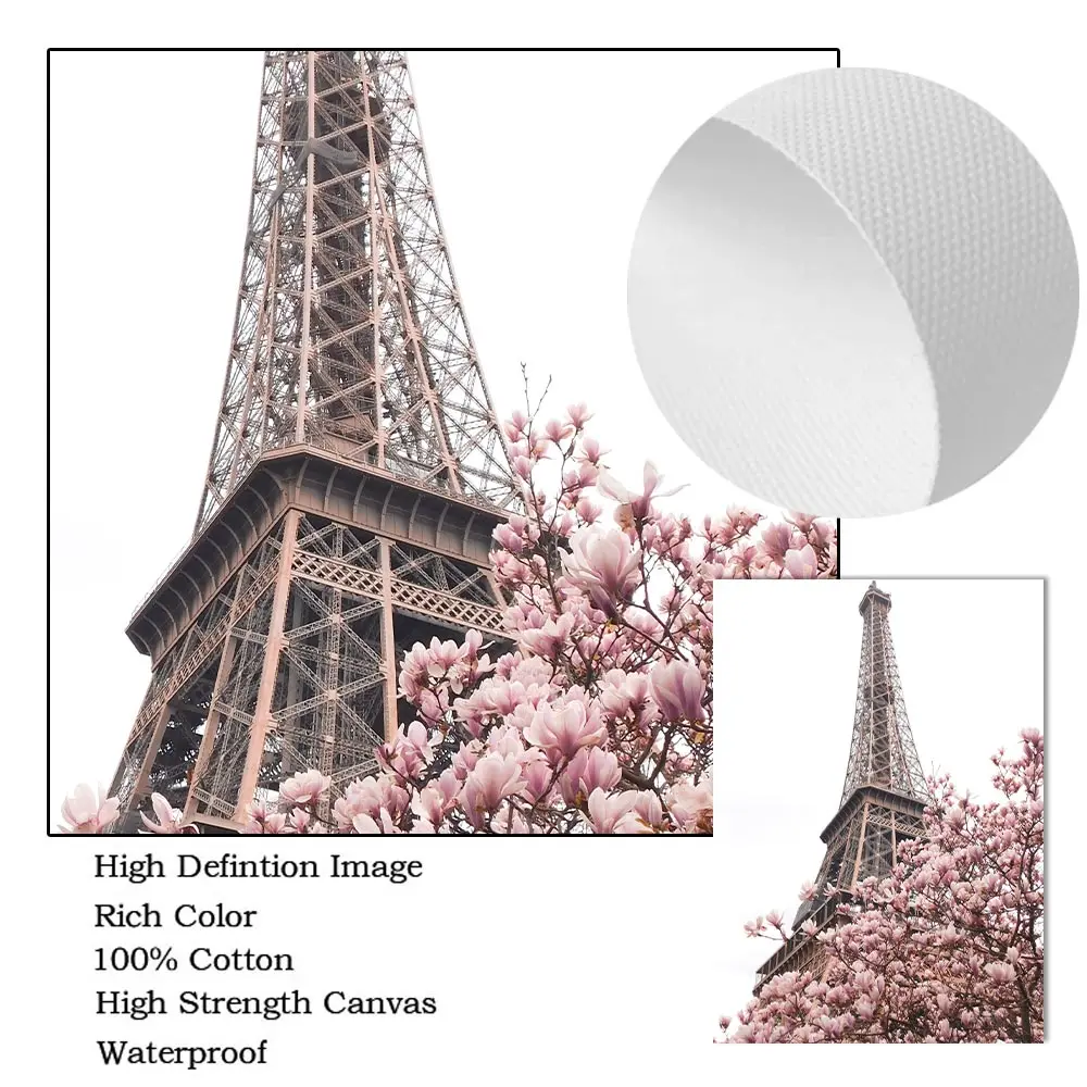 Pink Reed Flower Tower Paris Car Beach Wall Art Canvas Painting Nordic Posters And Prints Pictures For Living Room Home Decor 27 Pink Reed Flower Tower Paris Car Beach Wall Art Canvas Painting Nordic Posters And Prints Pictures For Living Room Home Decor