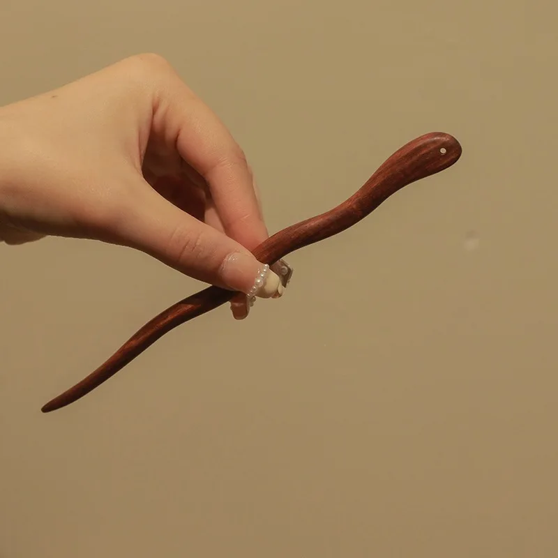 Vintage Wood Hair Sticks jewelry accessories hair accessory hair stick Pins Hairwear Hairpins Head Pins DIY Handmade Wooden Head Jewelry Hair Accessories Ornaments For Women