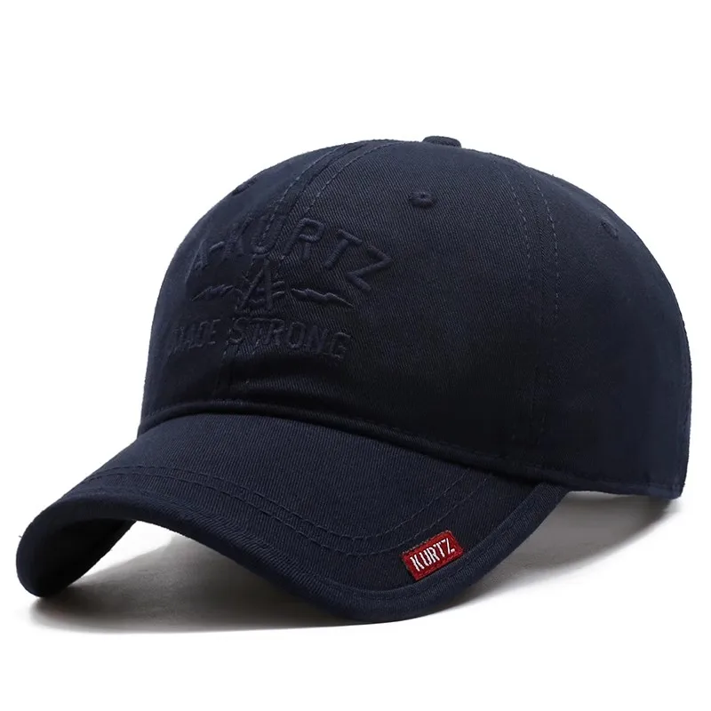 Top Quality Cotton Soft Sun Hats Big Bone Man Causal Peaked Hat Male Plus Size Baseball Caps 56-62cm 5