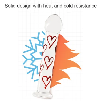 Realistic Penis Dildo 17cm Big Dildo Crystal Glass Anal Butt Plug Masturbator G-spot Adult Sex Toys For Women Female Sex Product 5