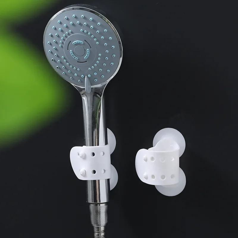 

1PCS Silicone Shower Head Holder Suction Cup Movable Bracket Removable Shower Seat Chuck Holder for Bathroom Toilet Accessories