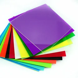 20*20cm Colorful Acrylic Board Plexiglass Board Plastic Board For DIY Project