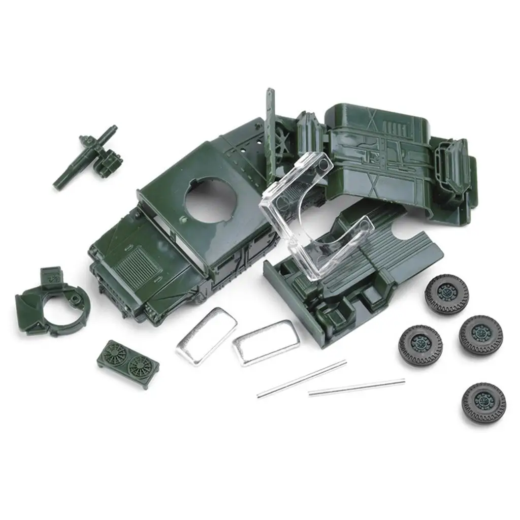 플라스틱 조립 미국 Hmmwv 키트, 모델 취미 빌딩 플레이 세트, 1:72, 2 개