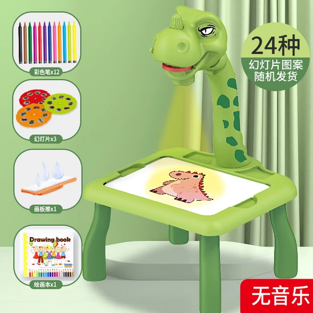 Kids Mini Led Drawing Projector Diy Art Drawing Board Table Copy Eraser  Portable Educational Learning To Paint Tablet Toys Gifts - AliExpress