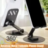 Foldable Mobile Phone Holder Stand 360 Degree Rotatable Desktop Tablet Mount Universal Cellphone Lazy Bracket Support