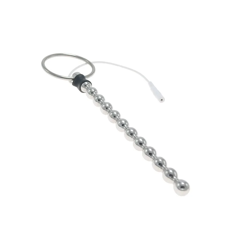 Electric Shock Masturbation Wand Pulse Massager Physical Therapy Urethral Catheter Sounds Dilator Delay Ejaculation Cock Ring