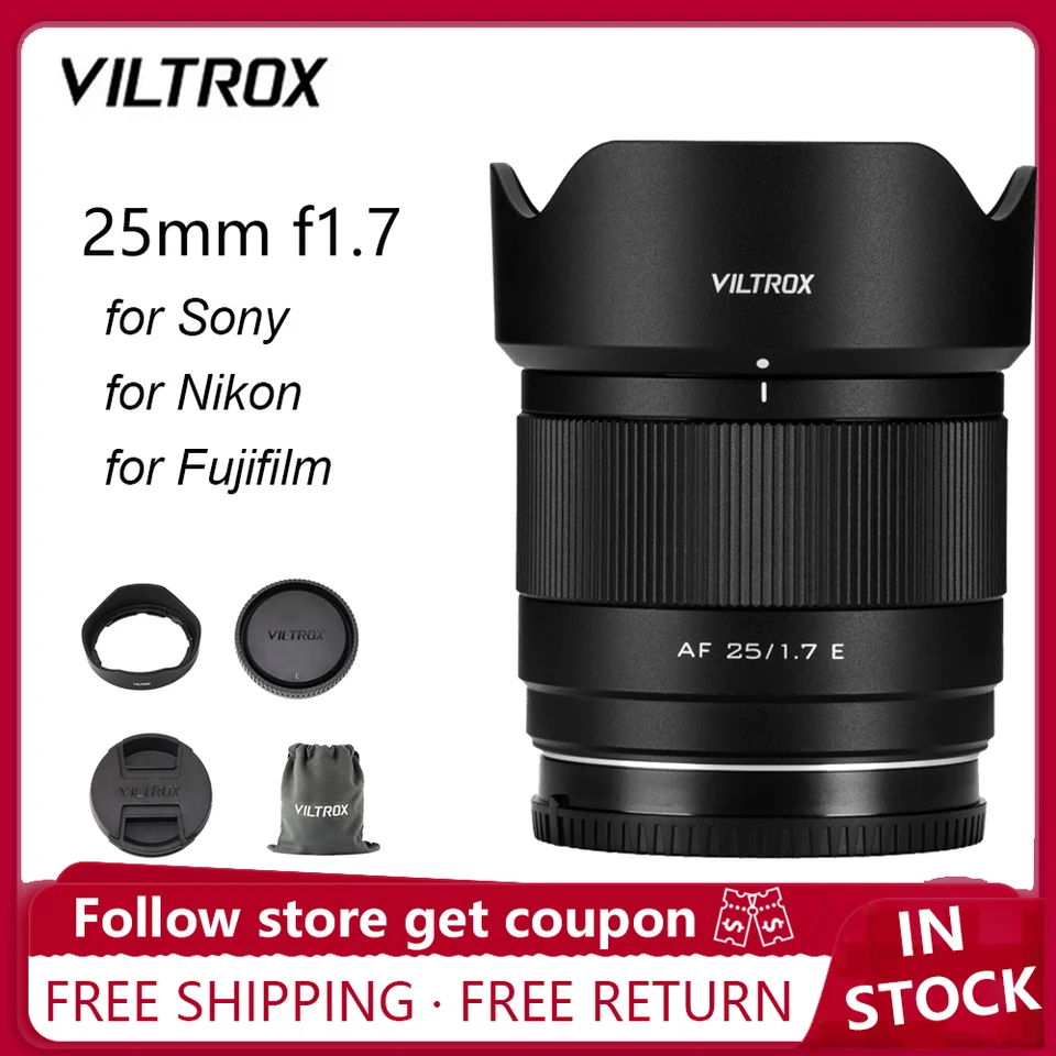 Viltrox AF 25mm F1.7 ポートレートストリートトラベルレンズ