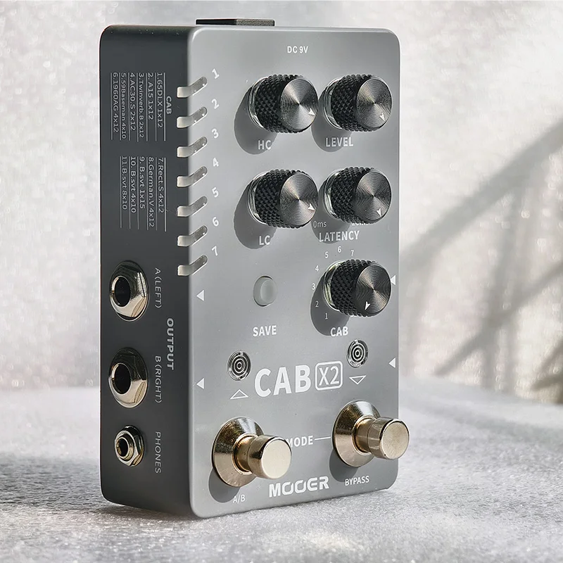 MOOER CAB X2 キャビネットシミュレーター 特典つき」Mooer CAB X2 / IRローダー / キャビネット