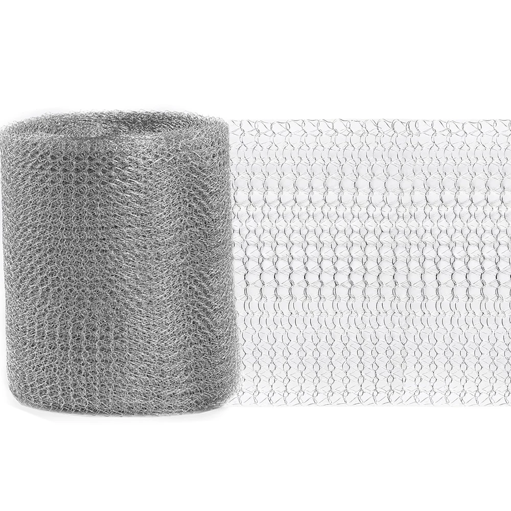 1/3 roll braided stainless steel mesh mesh filling insect and rodent screen screen rabbit rodent protection garden hole net 2