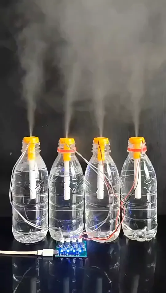 4Channel Mini Humidifier DIY Mist Maker Driver Circuit Board 4 Fog Atomization Module Combo