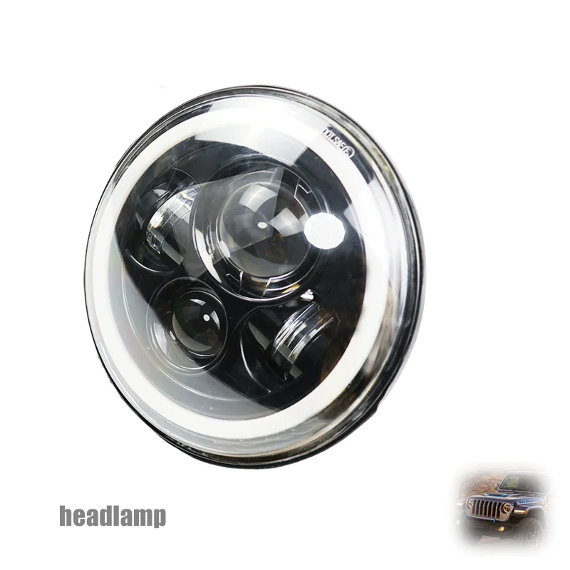 

Front Head Light Lamp 12V LED Round Universal for Pit Dirt Bike Motorcycle Cafe Racer Bobber Scooter GS125 Accessories