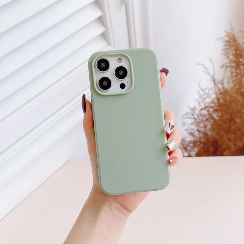 Vibrant Silicone Shockproof Phone Case - Soft Matte Finish