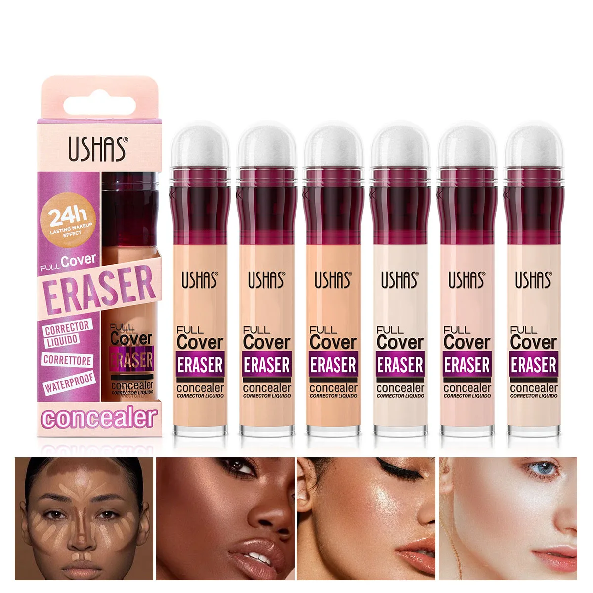 Corretivo de esponja para olheiras, lágrimas, sardas, acne, olheiras, pigmentação e manchas, novo produto 2