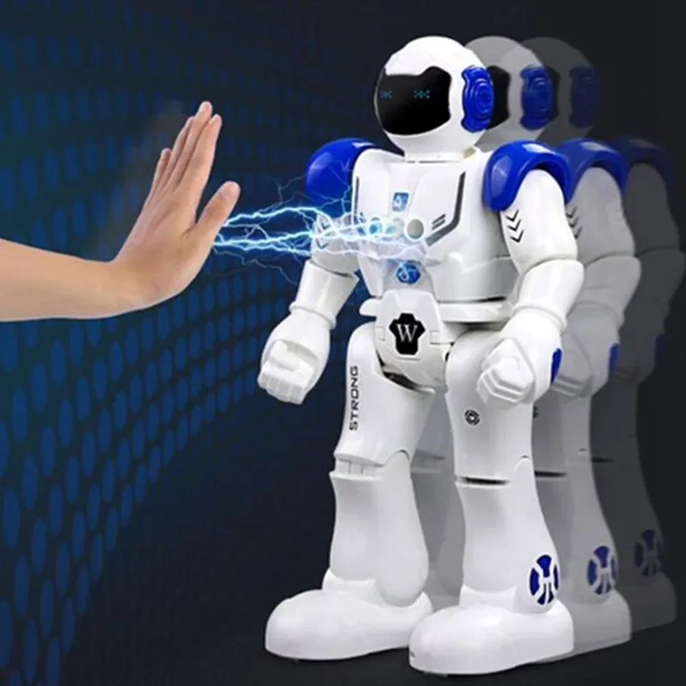 War Police Child Intelligent Remote Control Robot Programmable Dancing Gesture Sensor Smart Children's Smart Remote Control Toy