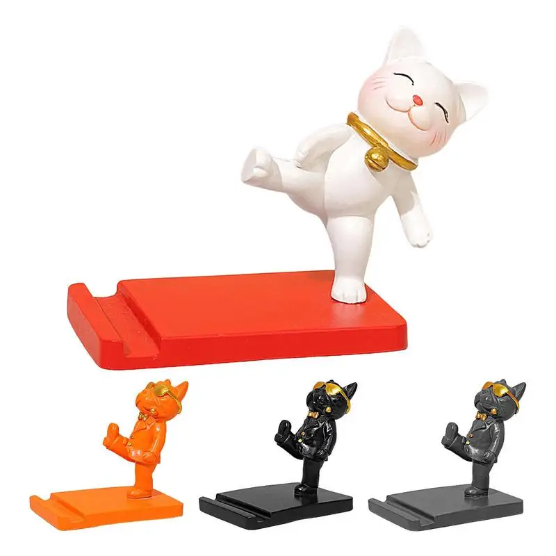 

Mobile Phone Stand Universal Mobile Phone Holder Cute Pet Phone Stand for Desk Case Friendly Phone Holder for Most Phones