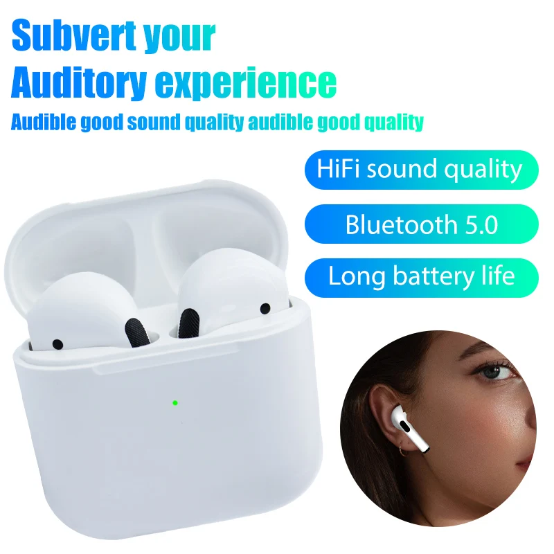 TWS Bluetooth Earphones Wireless Headphones Mini Sports Headset Earbuds Music Earpieces For iPhone Xiaomi Huawei Redmi Samsung 4