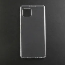 Transparent Silicone Phone Case - Clear Soft TPU Protective Cover for Sharp Aquos sense6S (Clear)