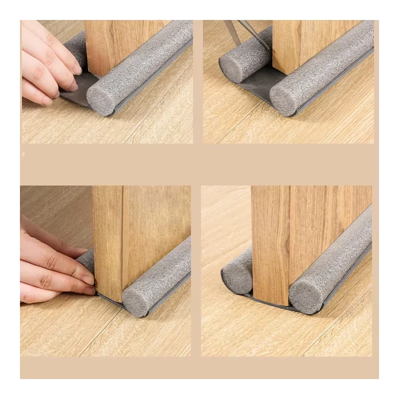 Hot Sell Flexible Door Bottom Sealing Strip Stopper Door Weatherstrip Guard Wind Dust Blocker Sealer Stopper Seal