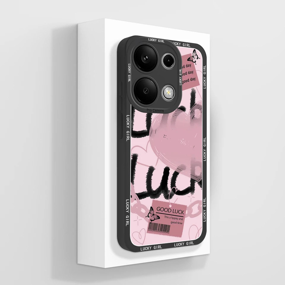 Beautiful Flower Liquid Anti-Fall Phone Case