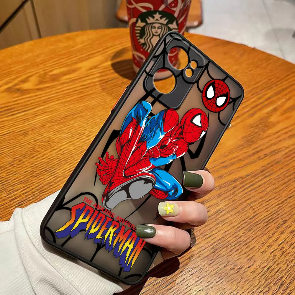 thumbnail image 1 of Funda de teléfono mate para OPPO RENO 8 8T 7Z 7 6Z 6 5 4 PRO PLUS 4G 5G Funda rígida Funda Coque Capa Funda Marvel Spider-Man Combo, 1 of 5