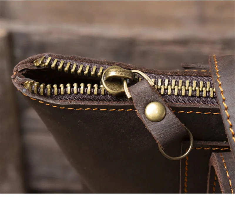Vintage Natural Crazy Horse Rindsleder Herrenhandtasche Einfache lässige Tragetasche Echtes Leder Tägliche Arbeit 14-Zoll-Laptop-Umhängetasche – Detail 19