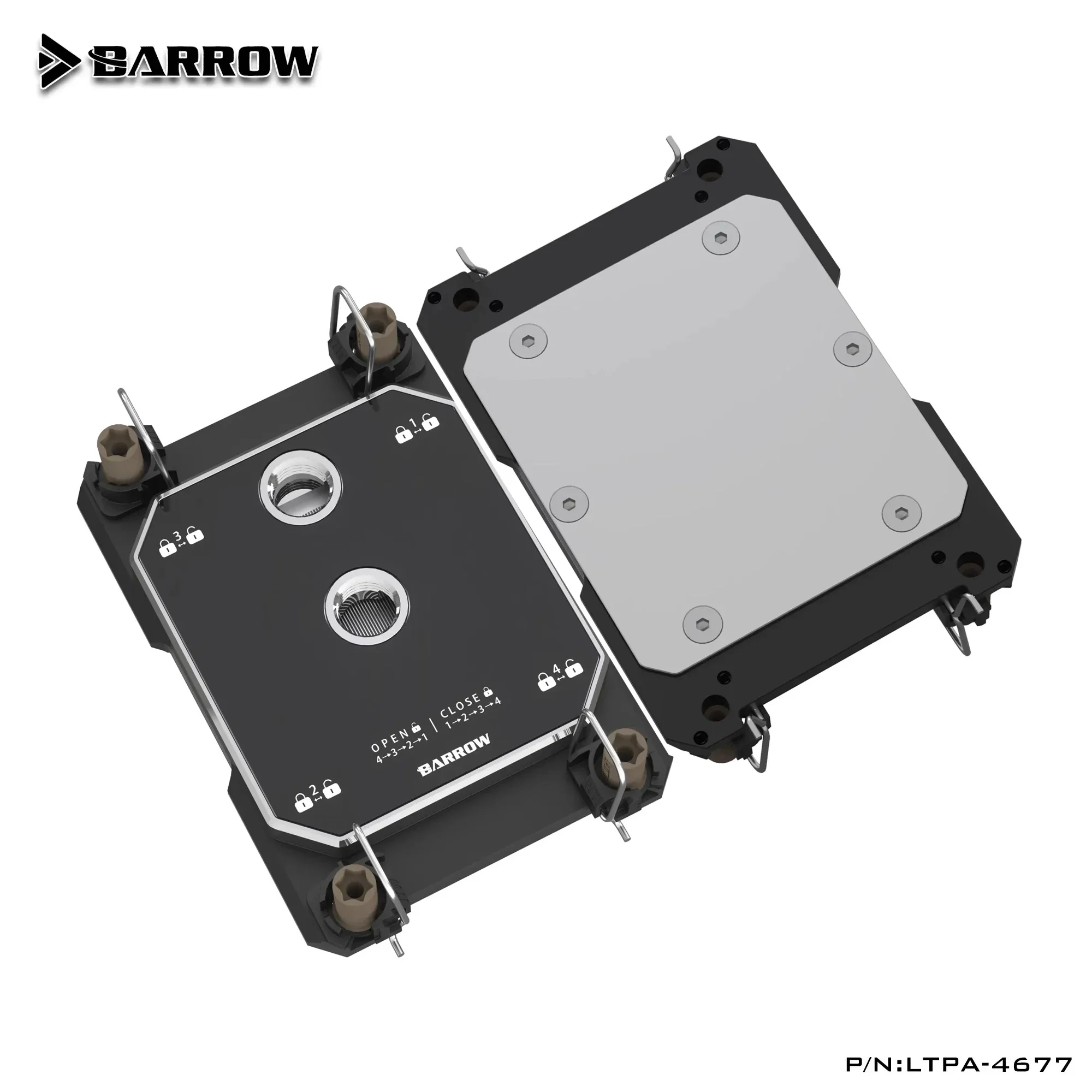 

Barrow INTEL LGA4677 / LGA4189 Server Water cooler CPU Block For Split Water Block Core AI Cloud Computing Part