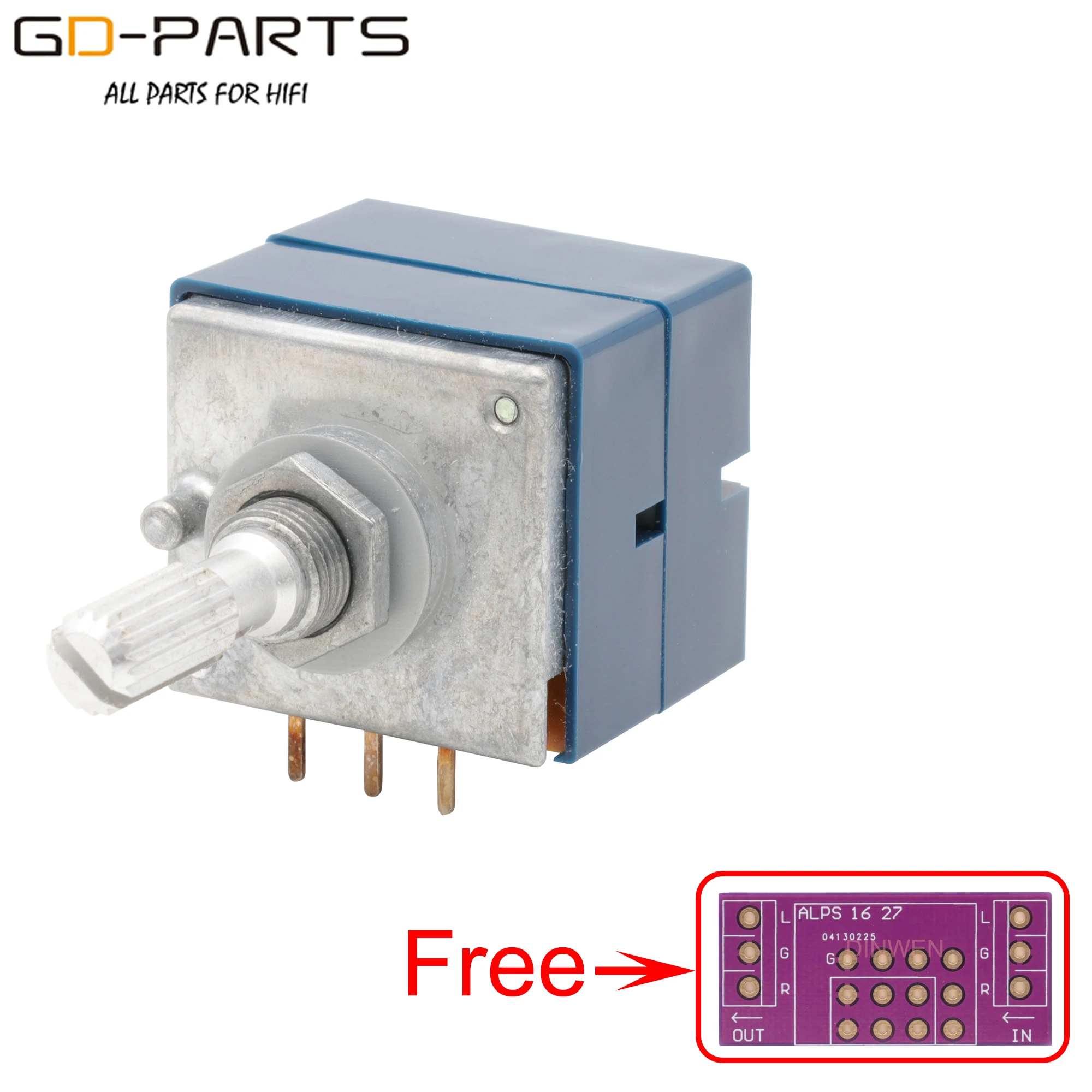 Japan ALPS RK27 Volume Log Potentiometer Dual A10K A20K A50K - Foto 12