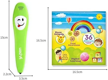 Educational Toy Y-Pen English Smart Point Touch Talking Pen Learning Machine Voice Sound Book For Kids_voghion.com