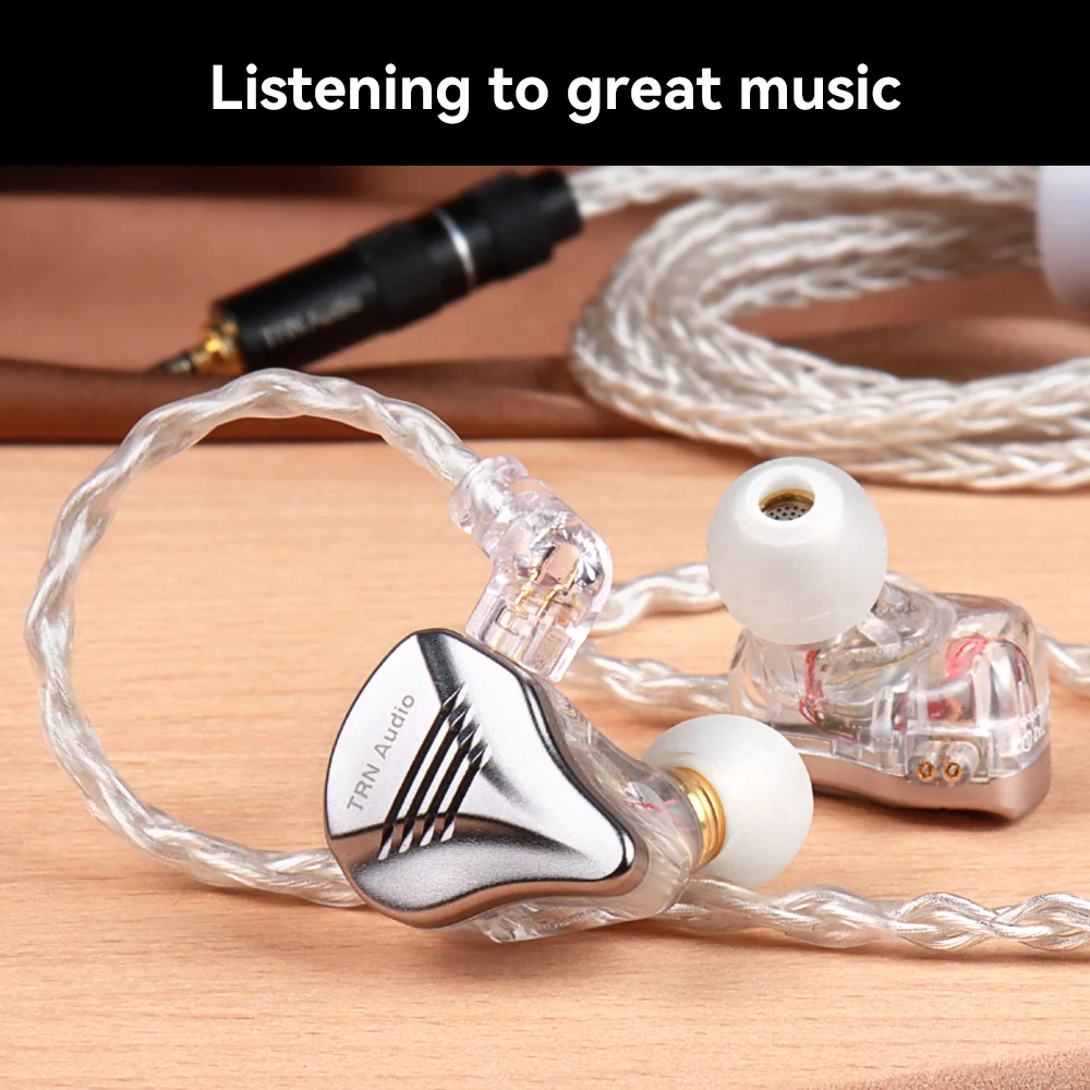 Trn Hifi Conector de Cabo de Atualização Núcleo tn Alta Pureza Oxigênio Cobre Prata Substituível Design Plug Trn vx Pro Zs10 V90 - Image 3