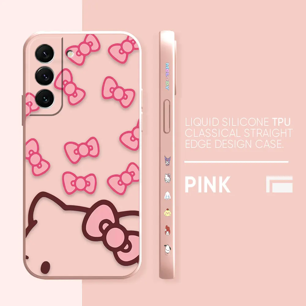 thumbnail image 1 of Cute Hello K-Kitty Cat TPU Case For Samsung S23 S22 S21 S20 FE S11 S11E S10 S10E S9 S30 Ultra Plus 4G 5G Colour Case Funda Shell, 1 of 5
