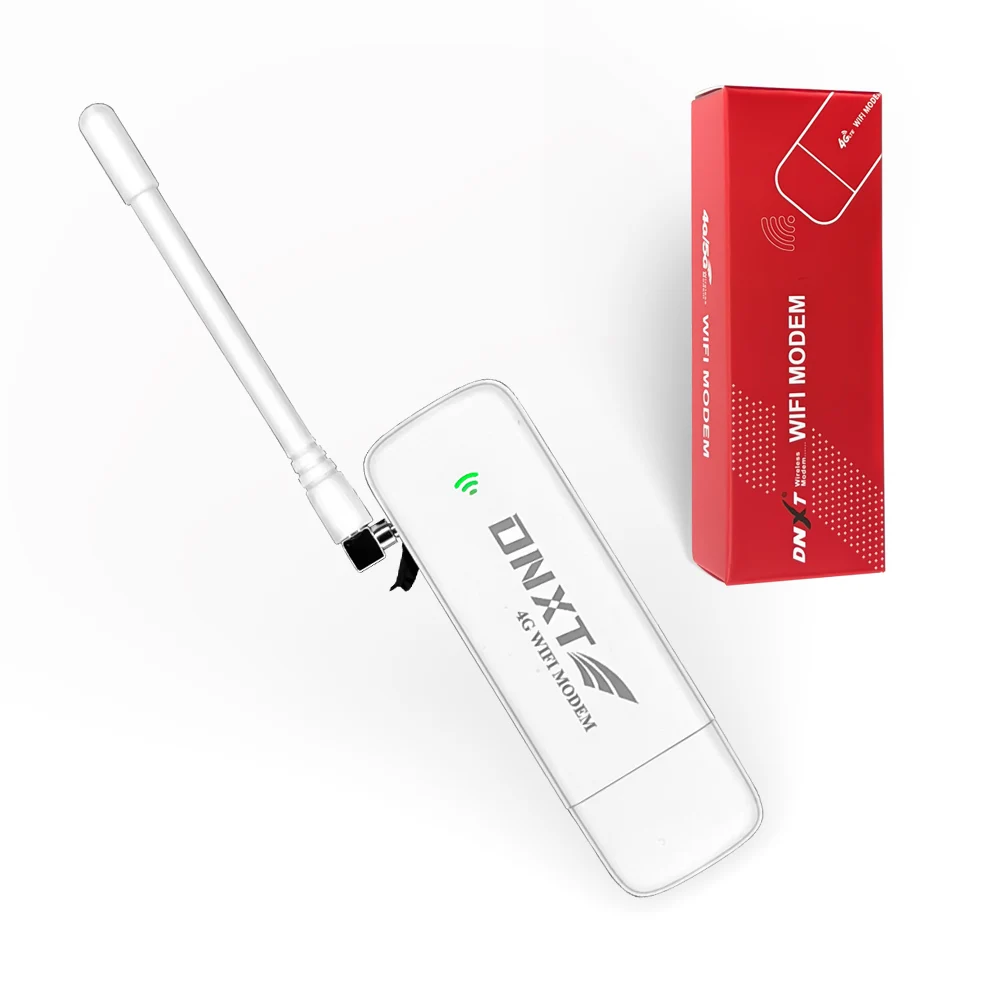 Wireless Router DNXT Unlocked ZTE 150M LTE 4G USB WiFi Dongle With Antenna Car Wingle Mobile WiFi Router Wireless Modem With SIM Card Home