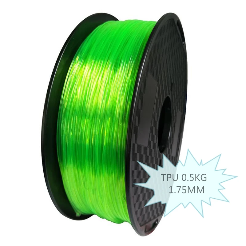 0.5KG TPU 3D Printer filament Elastic TPU Flexible Material Soft Rubber Wire Plastic Wire