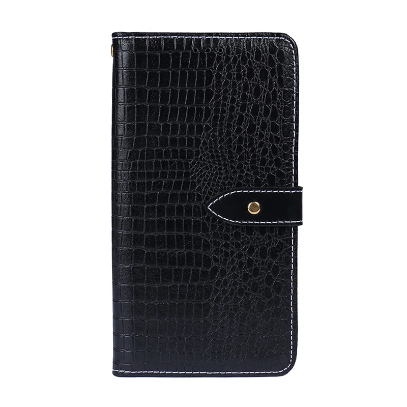 Shantime Leren Flipcase met Venster Compatibel met Oukitel WP210 5G, Elegante Doorzichtige Cover, Onzichtbare Magneetsluiting Kaartvak(Roos Rood