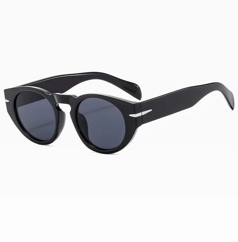 Gafas de sol redondas para hombre y mujer estilo retro uv400_voghion.com