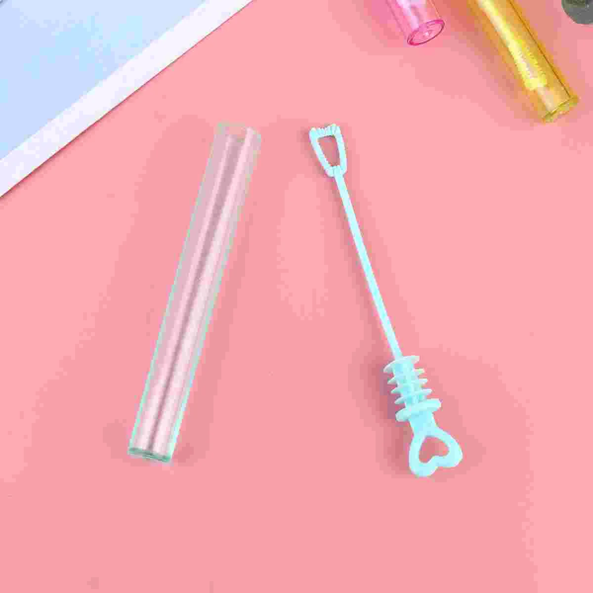 

30 Pcs Toys for Kids outside Door Bodysuit Extender Bubble Wand Empty Bottle Mini Container Stick