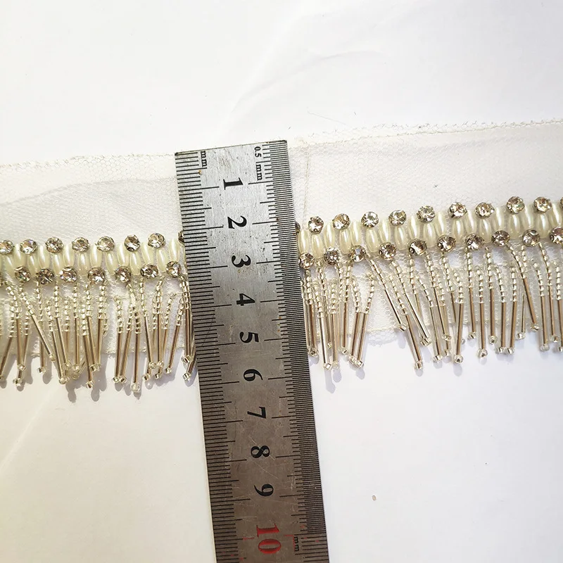 4Centimeter Short Beard Bead Tassel Lace Shoe Hat Decoration Belt Wedding Dress Garment Accessoriesdiy