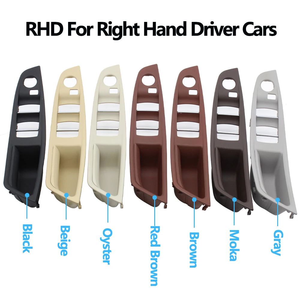 LHD RHD Innen Tür Pull Griff Armlehne Panel Trim Keine Spiegel Klapp Taste Für BMW 5 Series F10 F11 F18 520 523 525 528 530 – Detail 6