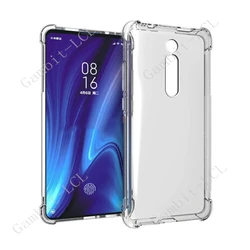 Shockproof Anti - Fall Soft TPU Back Cover - Redmi K20 (Clear)