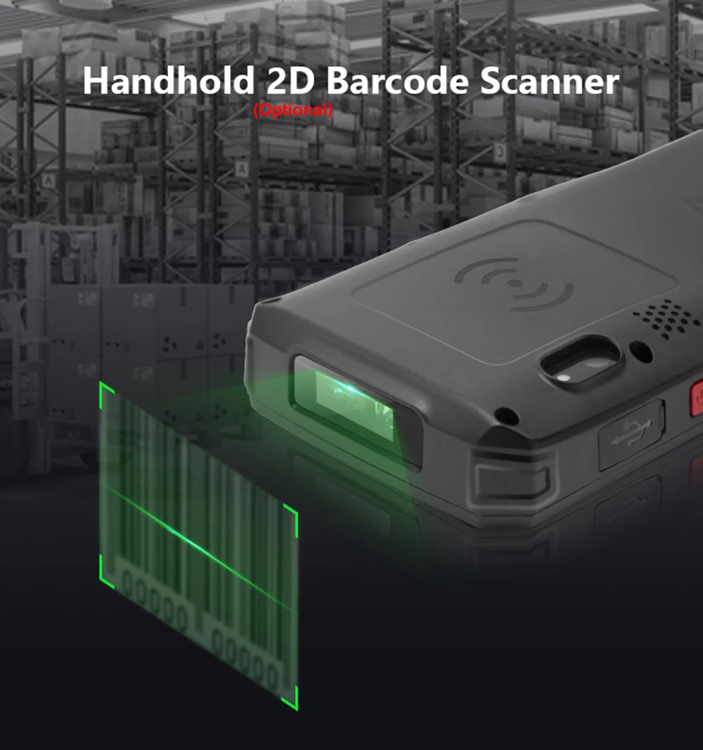 2025 Mobile PDA Android QR Code Barcode Scanner 5.5 Inch MT6761V 4GB RAM POS Terminal UHF RFID Reader WiFi 4G Data Capture